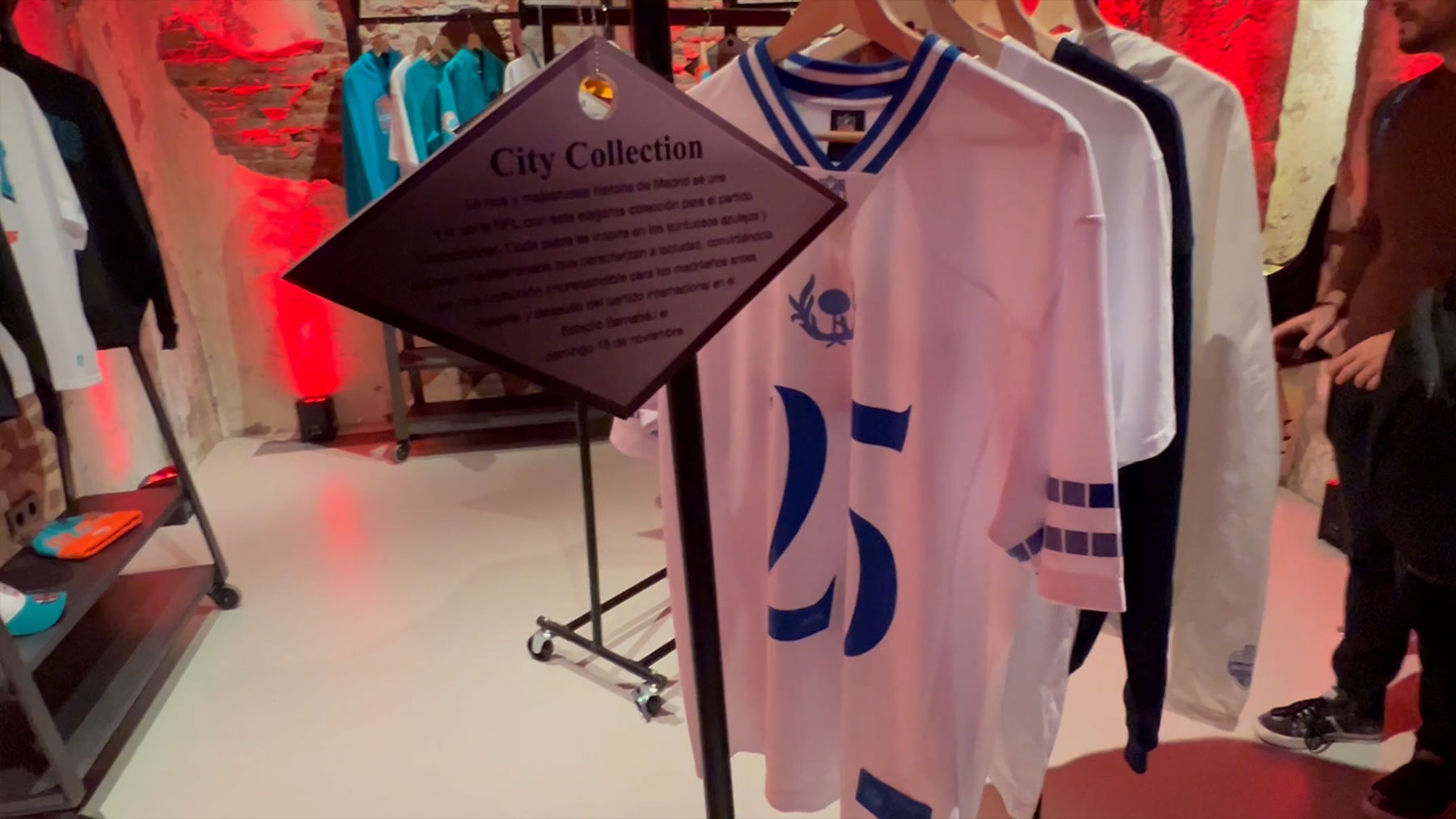 Así es la colección exclusiva de camisetas del Real Madrid que ha lanzado la NFL