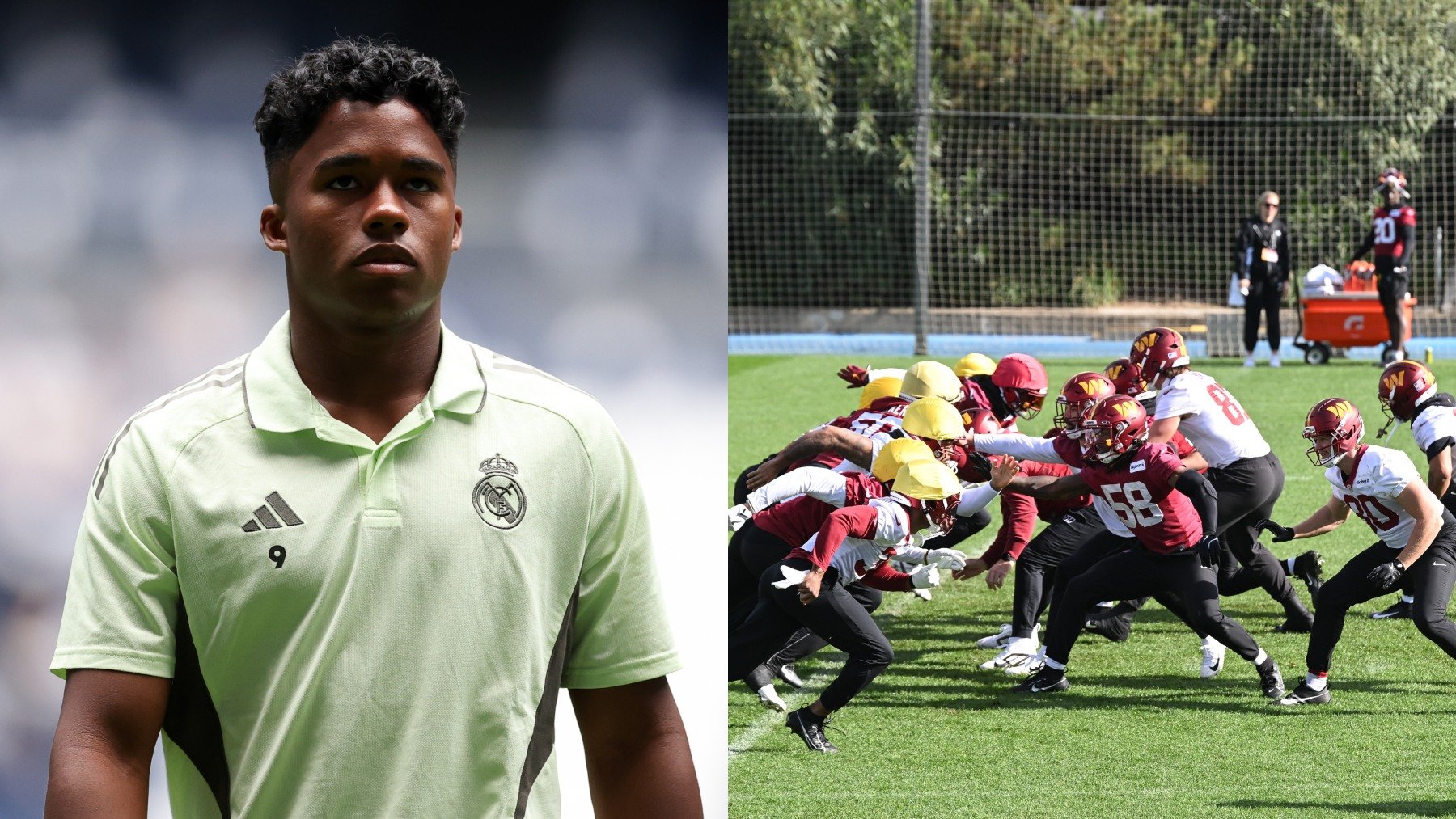 El Real Madrid pone a prueba lo que saben sus jugadores de la NFL y Endrick se luce