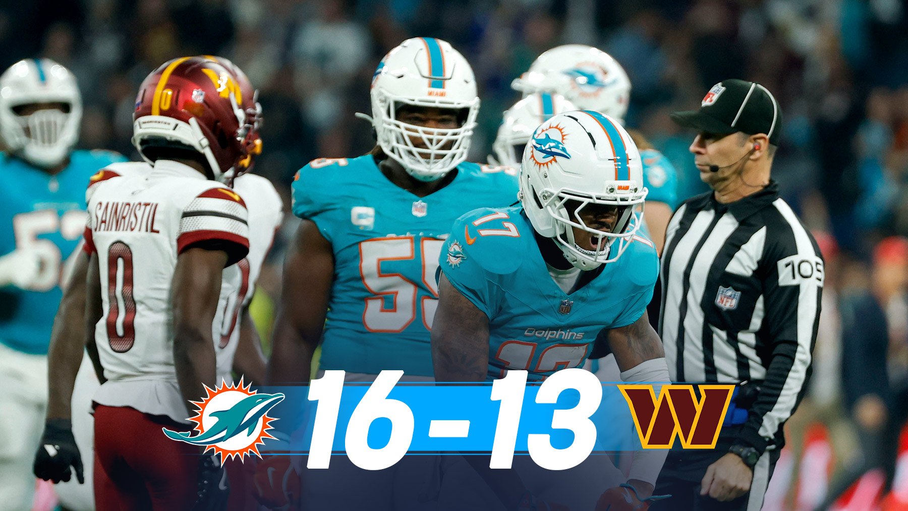 Los Dolphins enloquecen al Bernabéu en la prórroga ganando a los Commanders