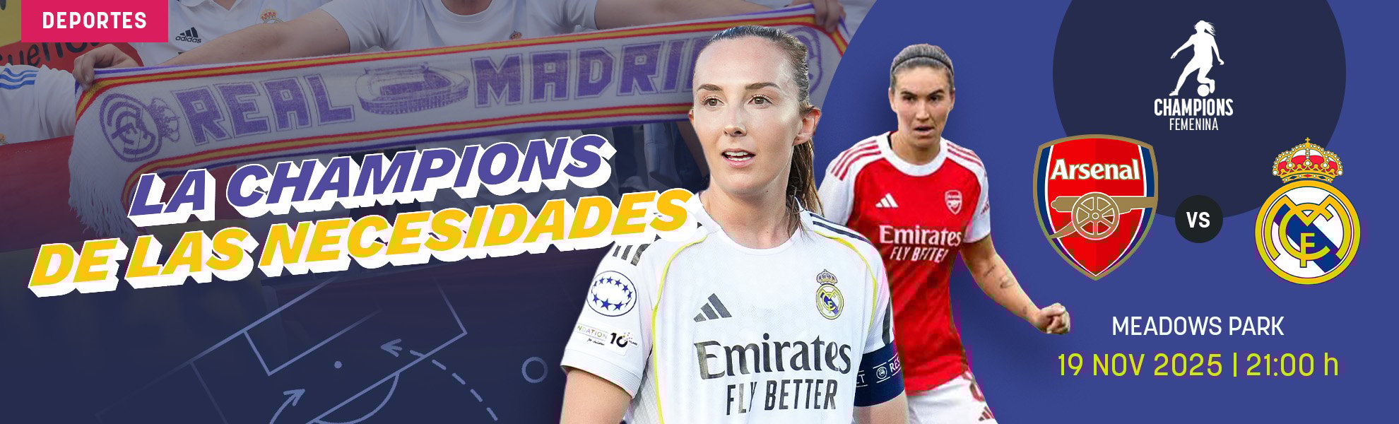 Arsenal – Real Madrid: la Champions de las necesidades