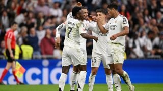 Vinicius, Mbappé, Güler y Bellingham son cuatro de los nominados del Real Madrid a los Globe Soccer Awards. (Getty)