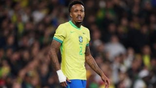 Militao, en un partido con Brasil. (Getty)