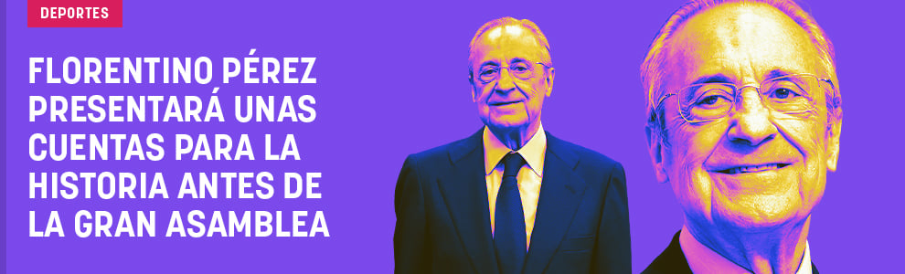 Florentino Pérez presenta unas cuentas para la historia antes de la gran Asamblea
