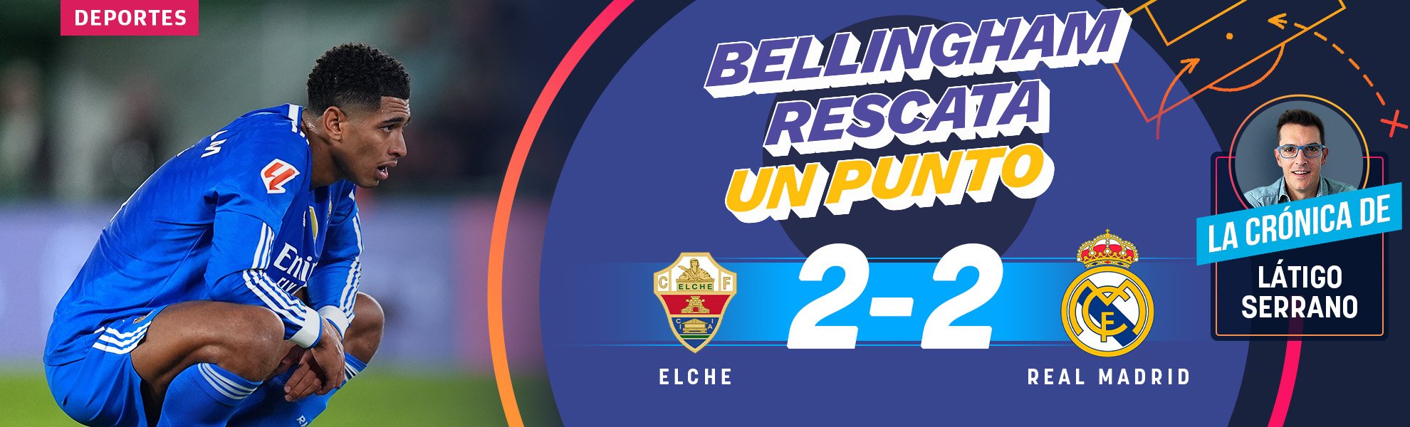 Bellingham rescata un punto