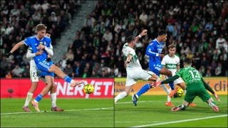 Los goles de Huijsen y Bellingham. (Getty)