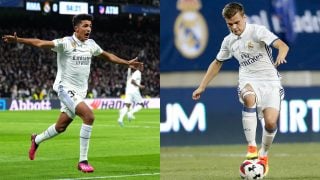 Álvaro Rodríguez y Aleix Febas, dos ex del Real Madrid Castilla. (Getty)