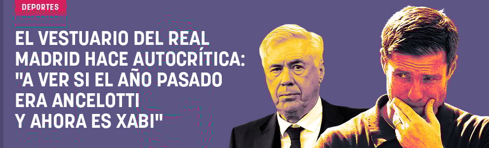 El vestuario del Real Madrid hace autocrítica: A ver si el año pasado era Ancelotti y ahora es Xabi