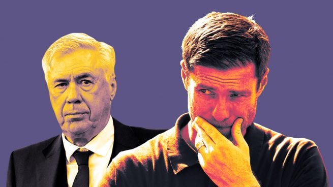 Carlo Ancelotti, Xabi Alonso, vestuario Real Madrid
