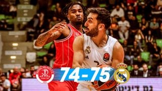 Campazzo, ante el Hapoel. (Real Madrid)