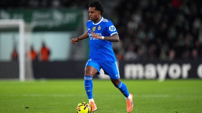 Rodrygo durante el encuentro contra el Elche