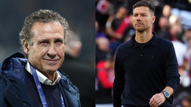 Jorge Valdano y Xabi Alonso.