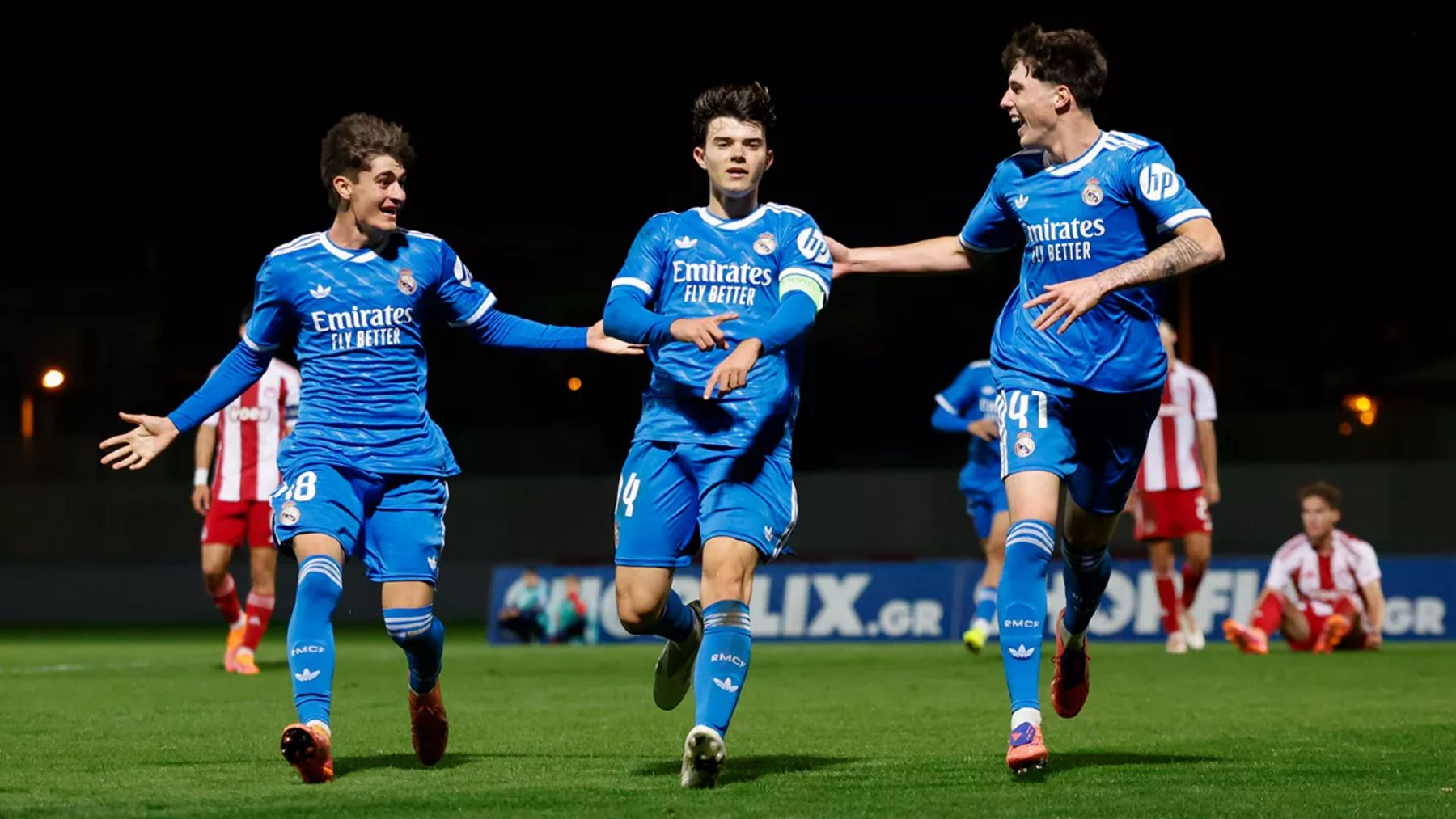 El Real Madrid mantiene el pleno ante Olympiacos y cierra su presencia en los dieciseisavos de la Youth League