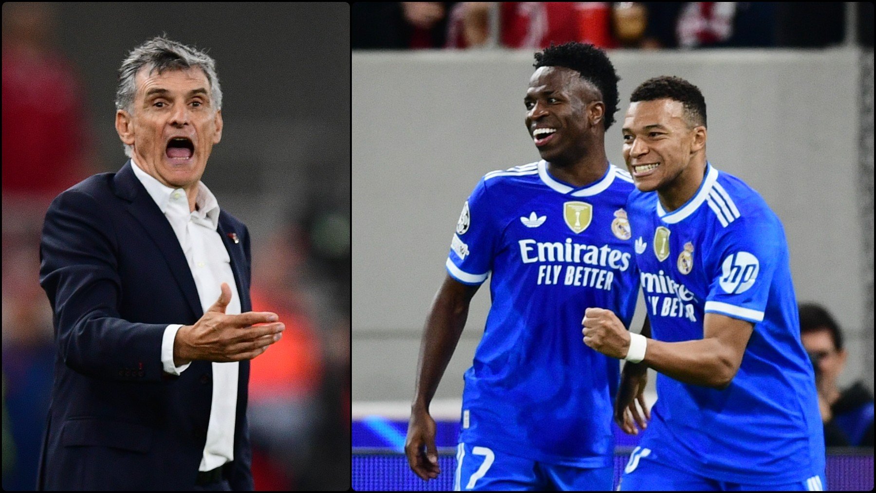 La reflexión viral de Mendilibar sobre Mbappé y Vinicius: El Madrid defiende con ocho, pero...