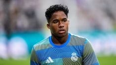 Endrick, antes de un partido del Real Madrid. (Europa Press)