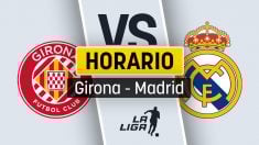 Girona – Real Madrid: a qué hora es el partido de la Liga y dónde ver en directo y en vivo online gratis por TV.