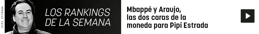 Mbappé y Araujo, las dos caras de la moneda para Pipi Estrada
