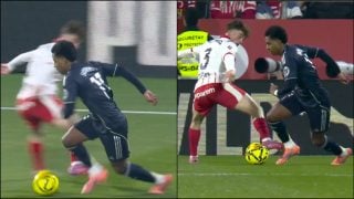 Así fue el penalti a Rodrygo.