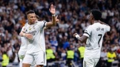 El Real Madrid celebrando un gol. (Europa Press)