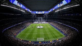 Noche de Champions en el Santiago Bernabéu.