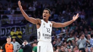 Theo Maledon en el Movistar Arena. (EP)