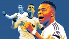 Mbappé y Cristiano Ronaldo.