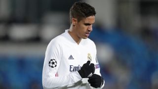 Raphael Varane, durante su última temporada en el Real Madrid. (Getty)