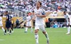 Luka Modric, en su último partido con el Real Madrid.