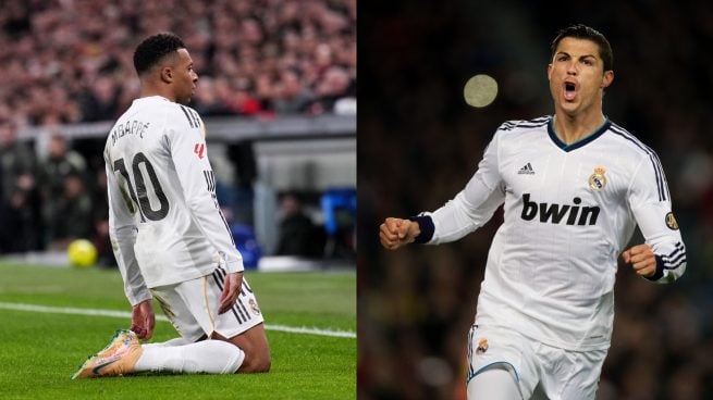 Kylian Mbappé y Cristiano Ronaldo.
