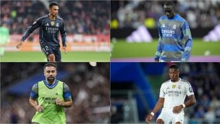 Trent, Mendy, Carvajal y Alaba. (EP)