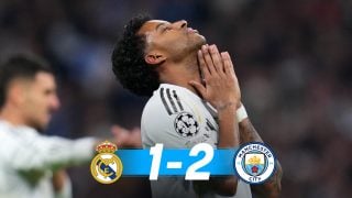 El Real Madrid perdió 1-2 ante el Manchester City.