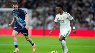 Vinicius en el Real Madrid-Celta. (EP)