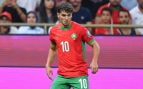 Brahim Díaz, en un partido con Marruecos. (equipedumaroc)
