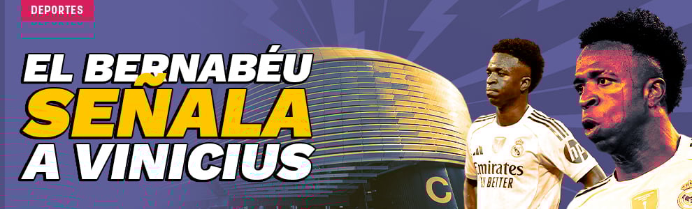 El Bernabéu señala a Vinicius