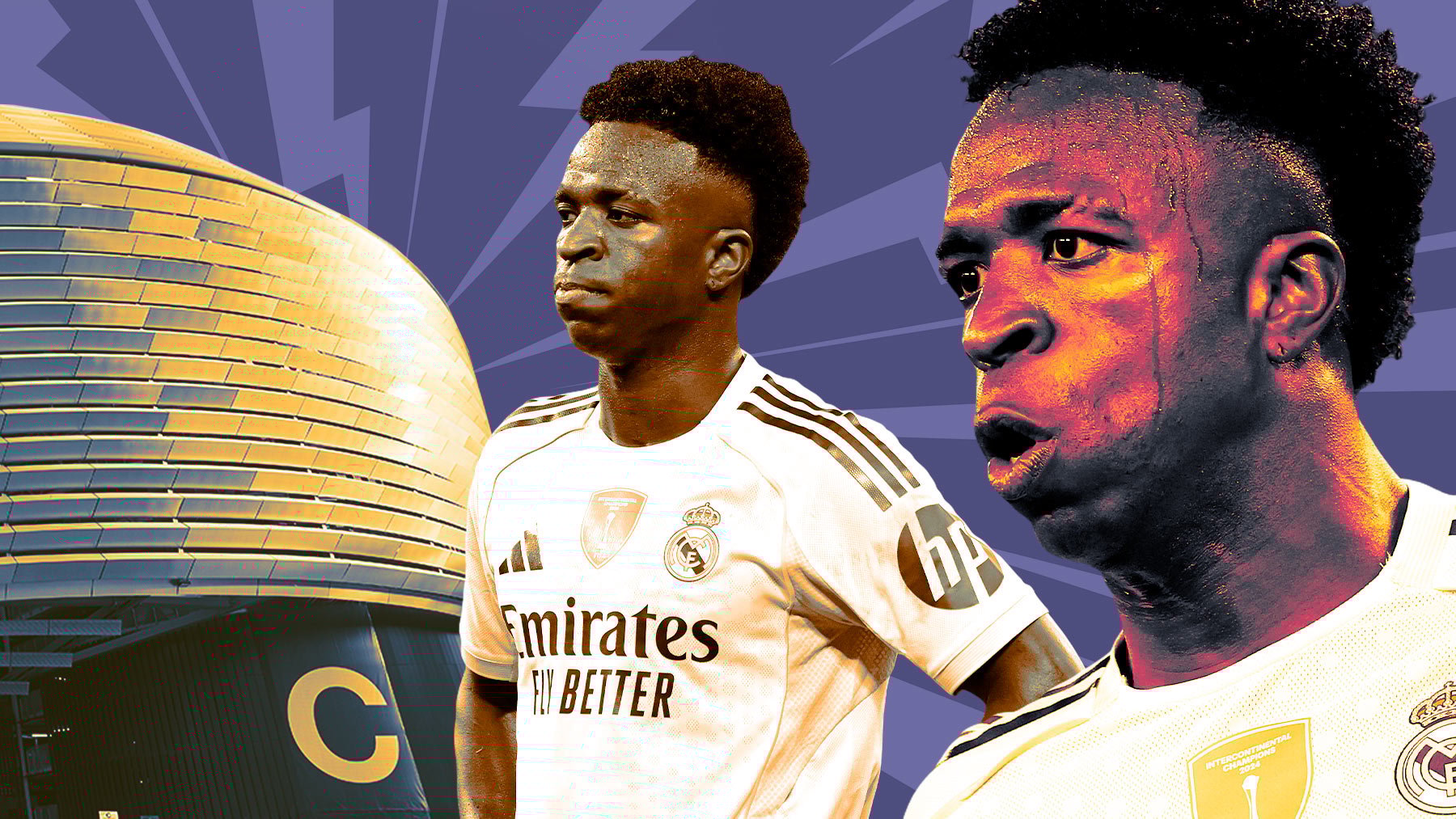 El Bernabéu señala a Vinicius