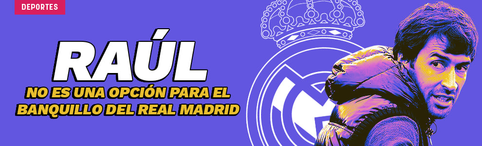 Raúl no es una opción para el banquillo del Real Madrid