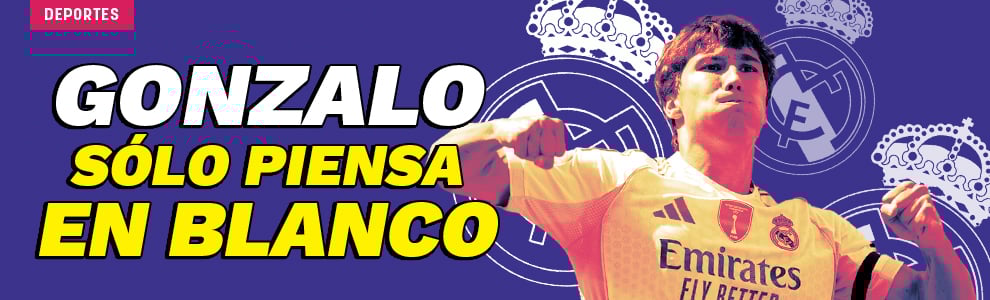 Gonzalo sólo piensa en blanco