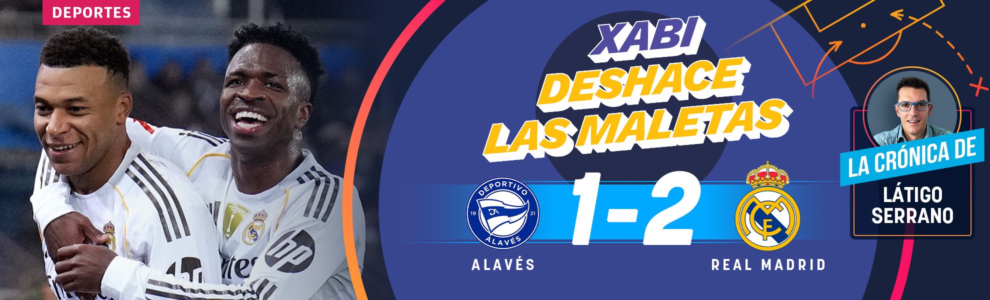 Xabi deshace las maletas