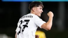 Víctor Valdepeñas, durante un partido con el Real Madrid Castilla. (Víctor Valdepeñas)