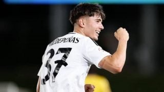 Víctor Valdepeñas, durante un partido con el Real Madrid Castilla. (Víctor Valdepeñas)