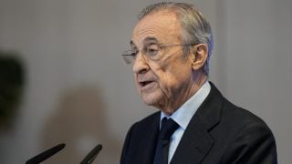 Florentino Pérez, en un acto del Real Madrid. (Europa Press)