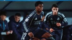 Endrick, durante el partido de Copa frente al Talavera de la Reina. (Endrick)