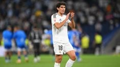 Jesús Vallejo, en su etapa en el Real Madrid. (Getty)