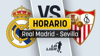Horario del Real Madrid – Sevilla: cuándo es el partido de la Liga y dónde ver por TV en directo gratis y en vivo online.