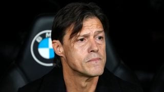 Matias Almeyda, en el Bernabéu. (Getty)