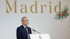 Discurso de Florentino Pérez. (EFE)
