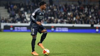 Endrick, en el partido de Copa ante el Talavera. (Getty)