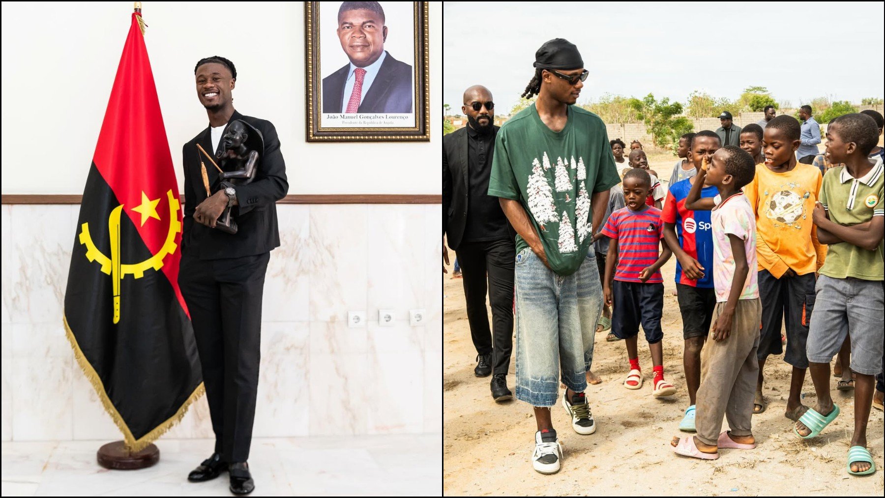 Camavinga regala por Navidad una escuela y una academia de fútbol a Angola: Quería contribuir a mi país