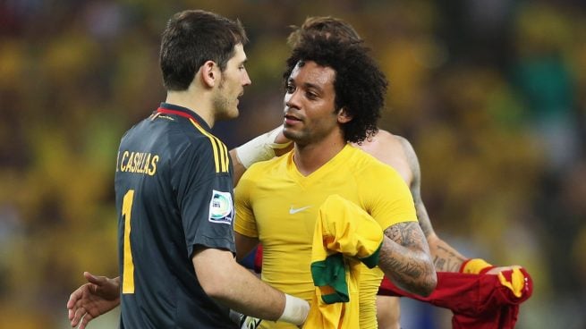 Iker Casillas y Marcelo.