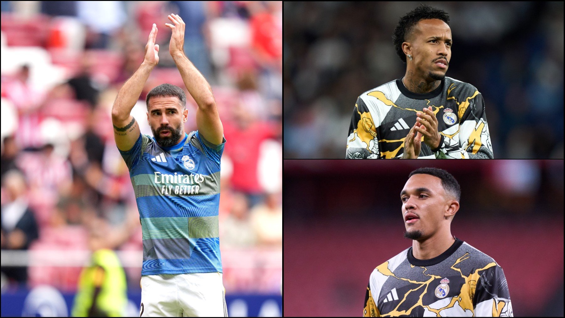 Carvajal pelea por estar en la Supercopa; Militao y Trent están descartados