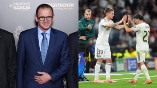 Pedja Mijatovic, Franco Mastantuono y Brahim Díaz. (Getty)